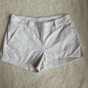 Vineyard Vines White Everyday Shorts Classic Cotton Blend 3.5” Inseam